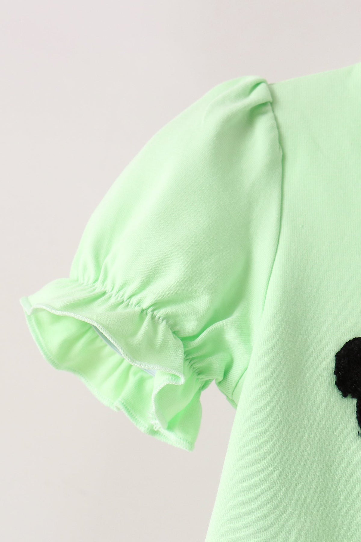 Light green french knot bloomer set
