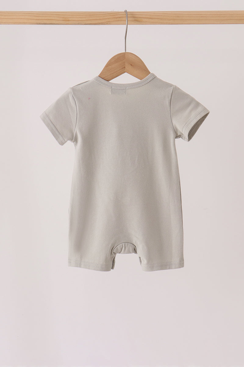 Scarecrow Embroidery Romper